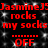 Red text on black background with white speckles, repeating phrases and 'OFF' indicators in two identical vertical sections.