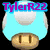 Pixelated icon with four quadrants showing a blue mushroom, a character with '15' text, and two cats with 'AWESOME!' text.