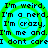 Static image with cyan background and four green spiral patterns, each containing repeated text in black pixelated font.
