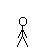 Pixel art animation of stick figures and red shapes with text variations reading ATTACK OF THE PEOPLE