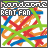 identical pixelated icons featuring red, green, and blue crisscross lines over a white background with 'RENT FAN' text at the top