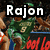 Animated sequence showing a basketball player in green jersey with number 8, text overlays reading 'Rajon is a beast' over a blurred crowd background.