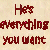 Pixelated image with red text on beige background and a person in blue shirt on right side.