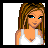A 4-frame pixel art contact sheet showing a cartoon woman, red handbag, Eiffel Tower, and text "I Love Him!" in a 2x2 grid.