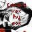 Pixelated image of a stylized character with dark hair and white face, overlaid with red text reading "Edward fox my fox" in blocky font.