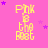 Yellow text reading "Pink is the Root" on a pink background with purple stars, arranged in a of identical repeated text blocks