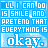 A static image of repeated text in light blue pixelated font on a lighter blue background with subtle cloud patterns.