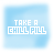 25 light blue square icons with 'TAKE A CHILL PILL' text and varying animated symbols like crosses, dots, and lines