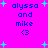 Pixelated text and symbols on a bright pink background with cyan accents, featuring repeated phrases and heart icons.