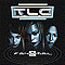 A pixelated image with a black top-left section showing 'TLC' text and three stylized faces, transitioning to light blue-toned close-ups of human eyes across the rest.