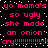 Pixelated text repeats 'yo mama's so ugly she made an onion cry' in bright pink on black with white dots, arranged in a pattern