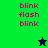 Pixelated icon with green and dark blue backgrounds displaying pink text 'blink flash blink' in four , featuring a black star at top-right and green star at bottom-left