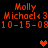 Red pixelated text and hearts on black background, with animated heart positions changing across frames.