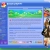 Pixelated static image showing a blue-bordered interface with green gradient header, light blue content area, and partial figures on left and right edges.