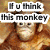 A four- of pixelated images with text overlays, featuring a monkey and cartoon character on the top two