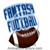 Pixelated static icon showing a brown coffee cup with white handle and light-colored liquid, topped by blue text reading "FANTASY FOOTBALL" in blocky letters.