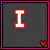 A 2x2 contact sheet of four pixelated animated frames with red text on dark gray backgrounds, each containing a heart symbol in the bottom-right corner that alternates between red and white.