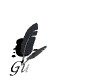 Animated sequence showing a black inkwell with feather quill and partial text 'Guestbook' in cursive script, transitioning from 'Gu' to 'Guestbook' across frames.