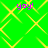 Green background with yellow diamond pattern and four pink 'yay!' texts in corners