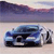 A static pixelated image shows a blue sports car on a light background with a purple and pink sky.