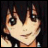 Pixelated anime-style character with dark hair and large eyes, next to text reading 'Anime IM' and 'com' on black background.