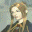 Animated sequence showing a figure with long brown hair in multiple poses across two , transitioning from full-body to close-up facial views
