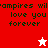 A split-screen image with red and white sections displaying text and pixelated stars.
