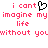 Pixelated text in pink and black on white background, with a heart symbol replacing 'o' in 'cant'.