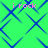 Green background with blue diamond lattice pattern and pink 'i rock' text in four corners.