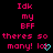 Pixelated text in pink and cyan on black background with animated heart symbol.