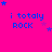 Bright pink background with blue text 'i totally ROCK' and scattered star shapes in varying sizes and shades of blue.