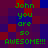 Green pixelated text on a red and blue checkered background reads "John you are so AWESOME!!!" in two identical vertical