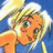 A 48x48 pixel buddy icon featuring a cartoon character with blonde hair and blue eyes on the left, paired with text reading "Anime IM" and "com" on a black background to the right.
