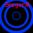 Four blue concentric circles with red text 'Gregor M' above each circle on a black background.