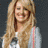 A 48x48 pixel animated contact sheet showing three sequential frames of a woman with long blonde hair in different poses and expressions against a dark background.