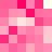 pink and white square pixels arranged in a pattern with no discernible subject or text