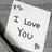 A static image showing six distinct 'love' themed visual elements arranged in a , each with unique text and design styles