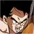Pixelated image of a character with light brown hair and white clothing against a dark background.
