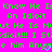 Green pixelated text on bright pink background with blue heart symbols replacing letters in 'Love him Anyway' phrase.
