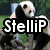 A four- of pixelated images with overlaid text: a panda, two penguins, and a dog in red clothing
