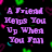 Animated icon with purple text on black background, surrounded by floating hearts in pink, green, and cyan.