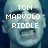 Two side-by-side pixelated faces with text overlays: left face reads "TOM MARVOLO RIDDLE" and right face reads "I AM LORD VOLDEMORT".