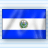 Static pixelated image of a flag with horizontal blue and white stripes and a central green emblem.