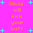 Bright pink background with cyan starbursts and orange text reading "Olivia will kick your butt" in two vertical