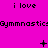 A bright pink background displays repeated text and symbols in black pixelated font, with animated changes to small icons above the text.