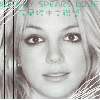 Britney Spears face in grayscale with colored text overlays and pink vertical bars, static image.