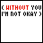 A 5x4 contact sheet of animated frames showing pixelated text changes in a monochrome design with red accents on white backgrounds.