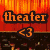 six distinct images: a theater-themed icon with orange text, a black-and-white couple, a microphone, a white mask, a red rose, and a vintage microphone with a mouth