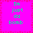 A bright pink square with a red pixelated border contains four identical green text blocks reading "Im just da bomb" arranged in a