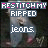 identical animated frames showing a person in blue jeans and pink shoes standing against a dark background with text overlays